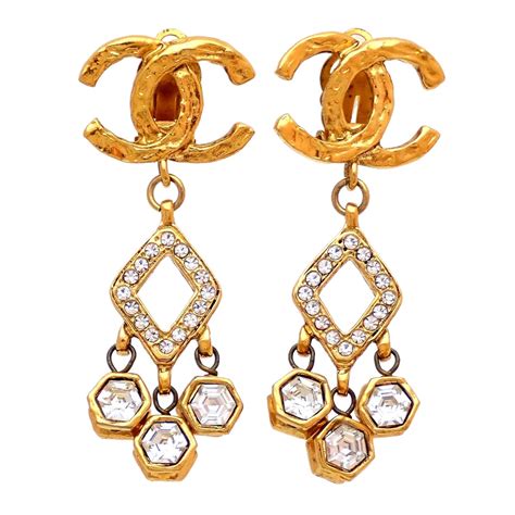 Chanel dangle earrings for sale